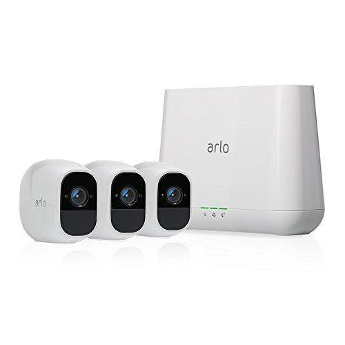 Arlo Pro 2 - Wireless Home Security Camera System with Siren | Rechargeable, Night vision, Indoor/Outdoor, 1080p, 2-Way Audio, Wall Mount | Cloud Storage Included | 2 camera kit (VMS4230P)