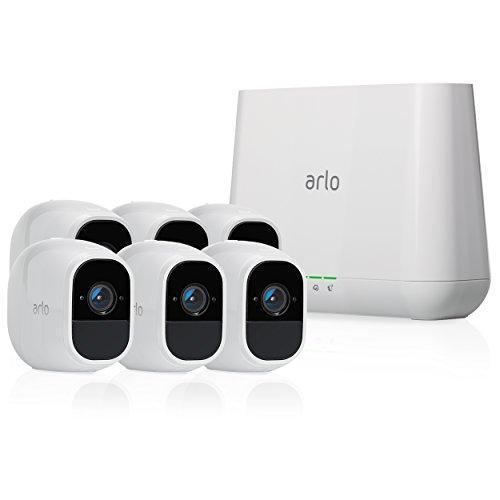 Arlo Pro 2 - Wireless Home Security Camera System with Siren | Rechargeable, Night vision, Indoor/Outdoor, 1080p, 2-Way Audio, Wall Mount | Cloud Storage Included | 2 camera kit (VMS4230P)