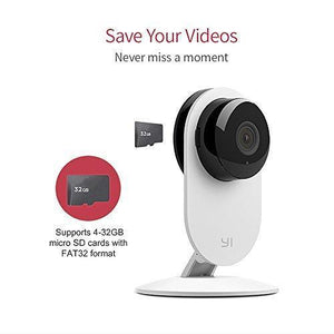 YI 4pc Home Camera, 1080p Wi-Fi IP Security Surveillance Smart System with 24/7 Emergency Response, Night Vision, Baby Monitor on iOS, Android App - Cloud Service Available