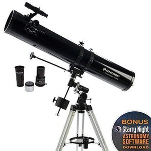 Celestron - PowerSeeker 127EQ Telescope - Manual German Equatorial Mount - Telescopes for Adults - Compact and Portable - BONUS Astronomy Software Package – 127mm Aperture