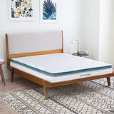 Linenspa 8 Inch Memory Foam and Innerspring Hybrid Mattress - Medium-Firm Feel - Cal King