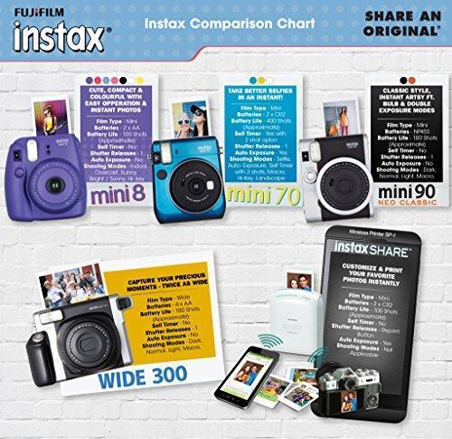 Fujifilm Instax Mini 8 Instant Film Camera (White) (Discontinued by Manufacturer)